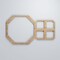 Ekena Millwork Small Johnston Decorative Fretwork Wood Wall Panels, Red Oak, 19 1/8"W x 11 3/8"H x 3/8"T WALW12X12X0375JHNRO - alternate 5